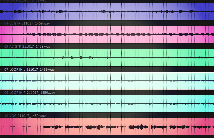 Audiotracks Reaper